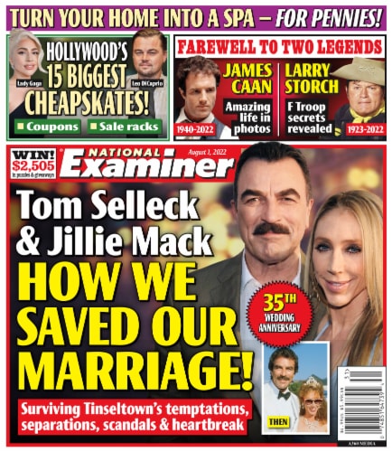 National Examiner Magazine Perspective: front