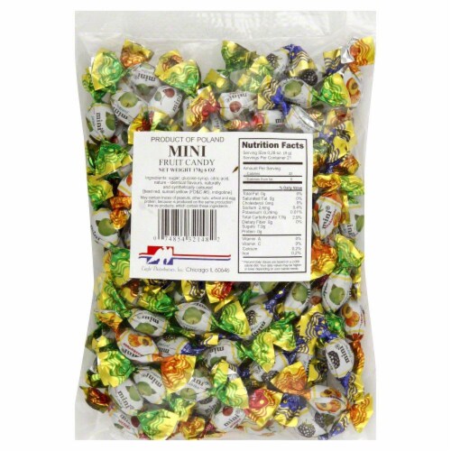 Eagle Distributors Mini Fruit Candy Perspective: front