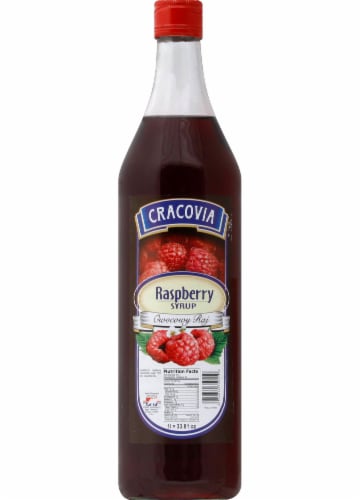 Cracovia Raspberry Syrup Perspective: front