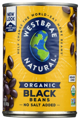 Westbrae Natural® Organic Black Beans Perspective: front