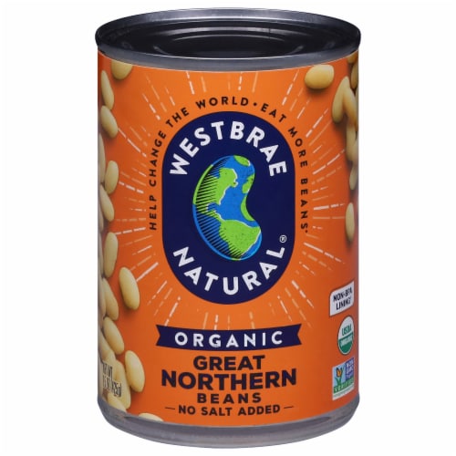 Westbrae Natural® Organic Great Northern Beans Perspective: front