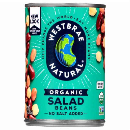 Westbrae Natural® Organic Salad Beans Perspective: front