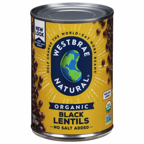 Westbrae Natural® Organic Black Lentils Perspective: front