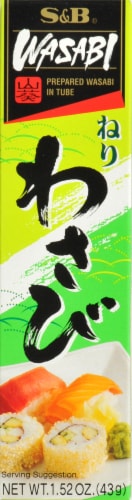 S&B Wasabi Japanese Horseradish Perspective: front