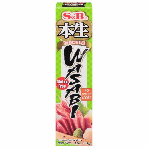 S & B® Sushi Wasabi In Tube Perspective: front