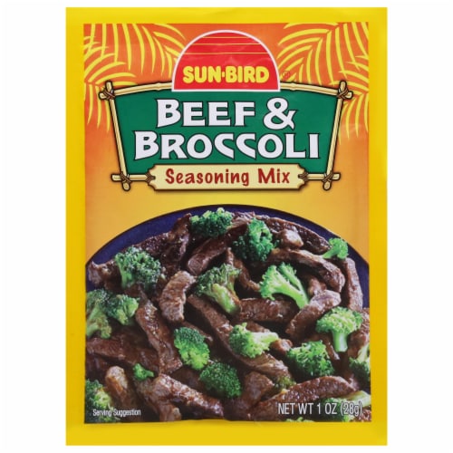 Sun-Bird® Beef & Broccoli Seasoning Mix Perspective: front