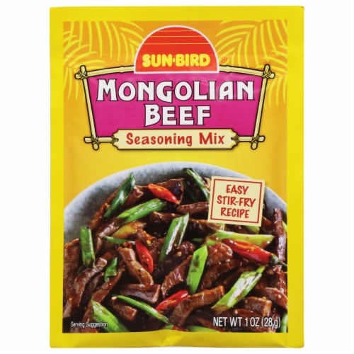 Sun-Bird Mongolian Beef Seasoning Mix Perspective: front