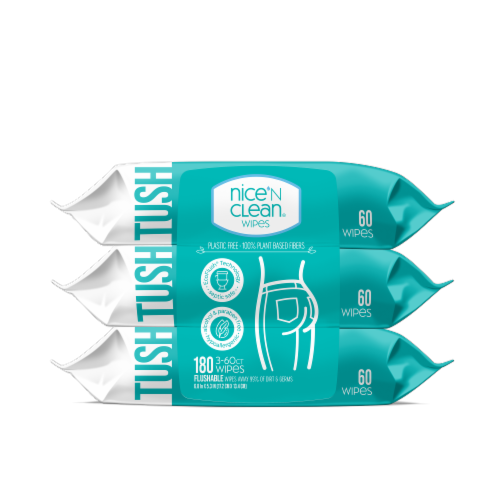 Nice 'N Clean® Flushable Moist Wipes Perspective: front