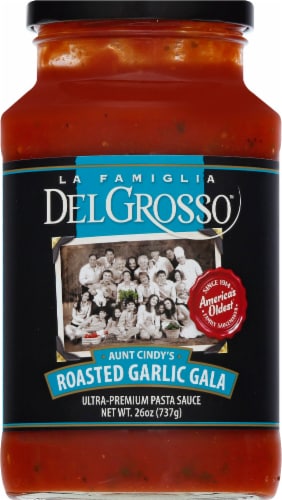 La Famiglia Del Grosso Roasted Garlic Pasta Sauce Perspective: front