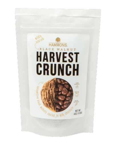 Hammons Carmelized Milk Chocolate Black Walnuts Perspective: front