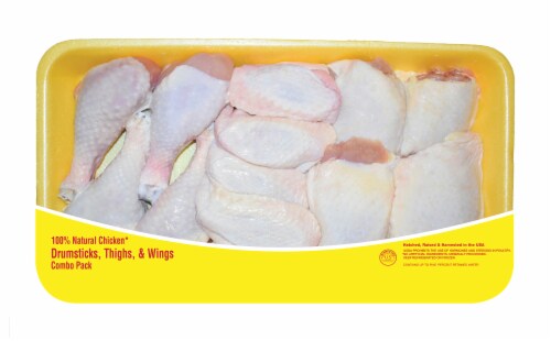 Drumsticks Thighs & Wings Combo Pack Perspective: front