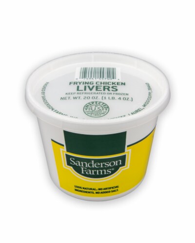 Sanderson Farms Fresh Chicken Livers Perspective: front