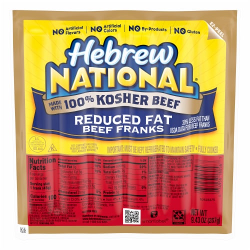 Hebrew Reduced Fat Beef Franks