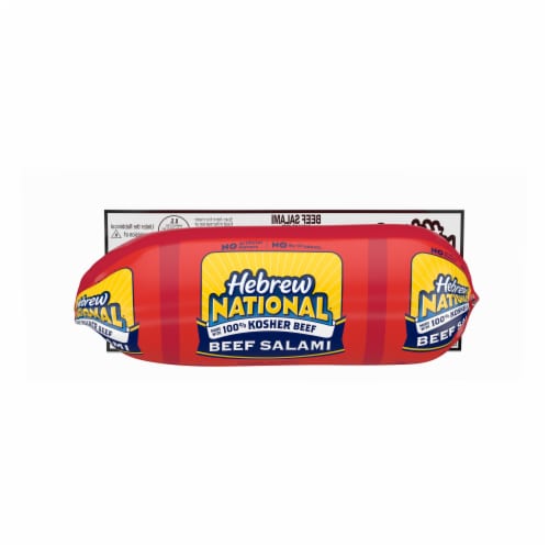 Hebrew National Beef Salami Perspective: front