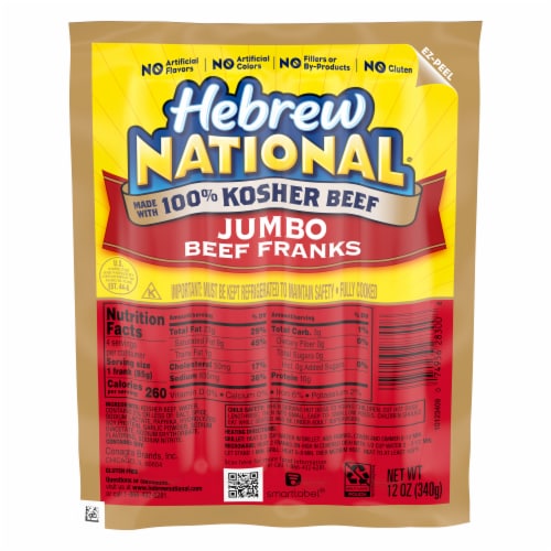 Hebrew National Jumbo Beef Franks 12 OZ Ralphs