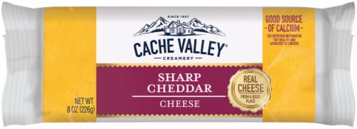 Cache Valley® Sharp Cheddar Cheese Perspective: front