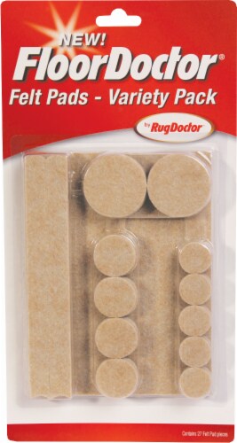 Floor Doctor® by Rug Doctor® Variety Pack Felt Pads Perspective: front