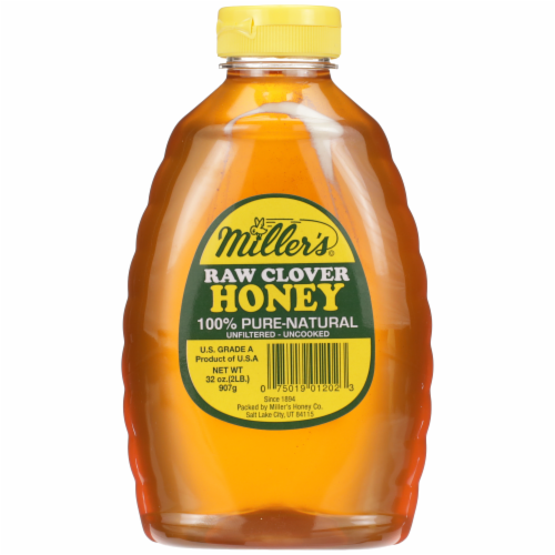 Miller's Raw Clover Honey Perspective: front