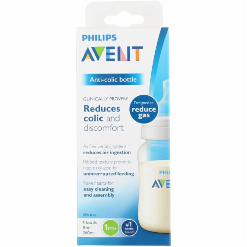 Avent Bottle Anti Colic Single Pack 9 Oz Perspective: front