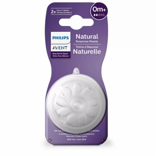 Philips Avent Natural 6 Month+ Baby Bottle Teats, 2 ct - Fry's Food Stores