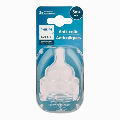 Philips Avent Anti-Colic Baby Bottle Fast Flow Nipple 4 Ct. Baby Bottle