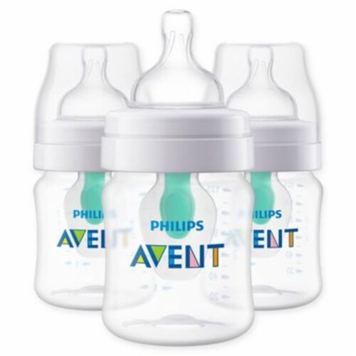 herinneringen Expertise viool Philips Avent 3-Pack 4 oz. Wide-Neck Anti-Colic Bottle with Insert, 4 oz -  Kroger