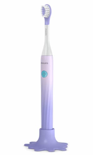 Philips Kids Power Toothbrush - Purple Blue Perspective: front