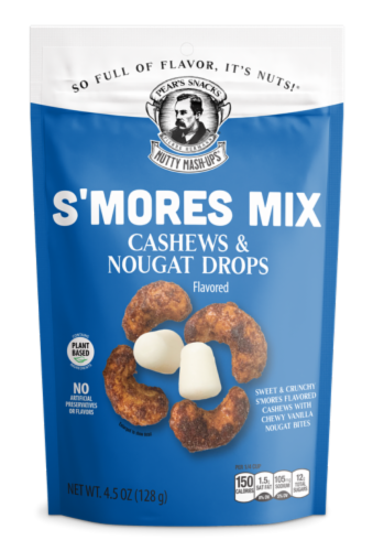 Pear's Snacks S'Mores Mix Cashew & Nougat Drops Perspective: front