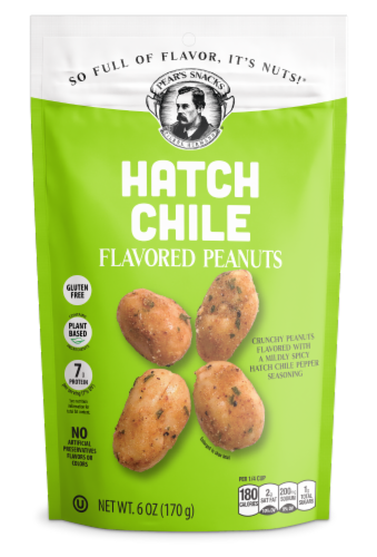 Pear's Snacks Hatch Chile Peanuts Perspective: front