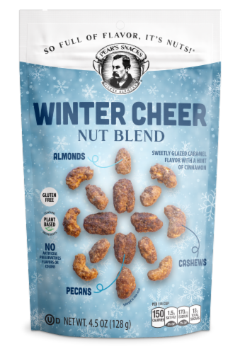 Pear's Snacks Winter Cheer Nut Blend Perspective: front