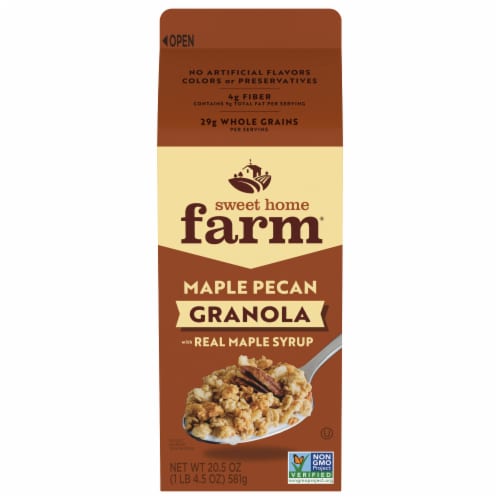 Sweet Home Farm Maple Pecan Granola Perspective: front