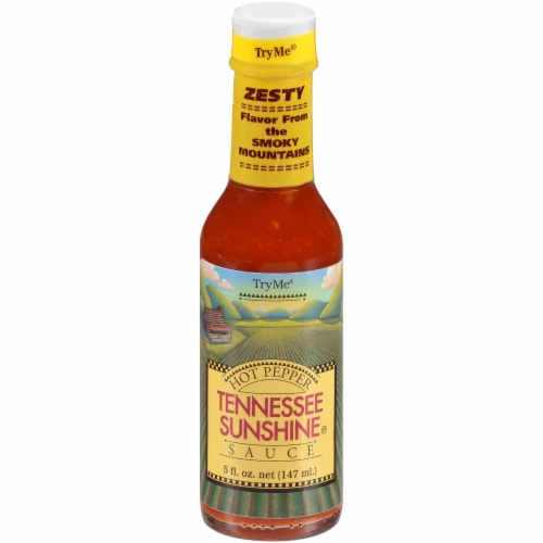Try Me Tennessee Sunshine Hot Pepper Sauce Perspective: front