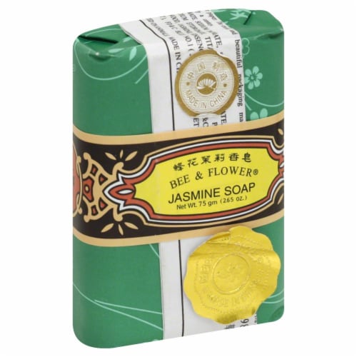 Bee & Flower Jasmine Soap Perspective: front