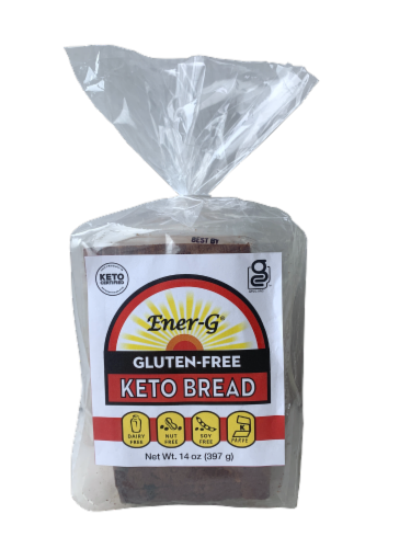 Ener-G Gluten Free Keto Bread Perspective: front