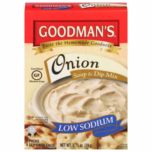 Goodman's® Low Sodium Onion Soup Mix Perspective: front