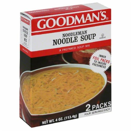 Goodman's Noodle Soup Mix Perspective: front