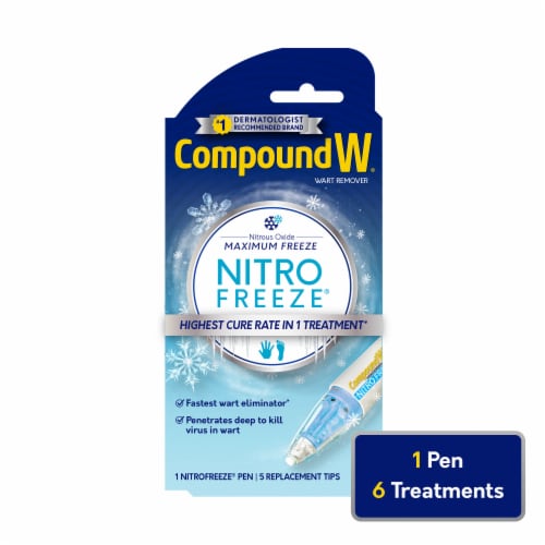 Compound W Maximum Strength NitroFreeze Wart Remover, 6 ct - Baker's