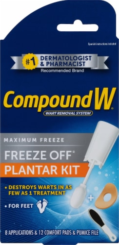 Compound W Freeze Off Plantar Wart Removal System Perspective: front