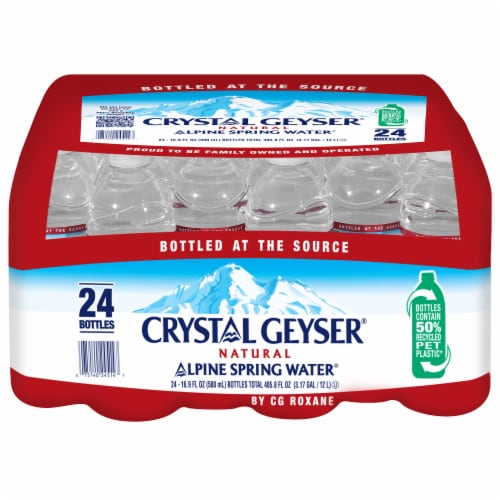 Kroger® Natural Spring Bottled Water, 24 bottles / 16.9 fl oz - Kroger