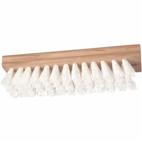 Birdwell Cleaning 460-48 Brush Scrub Poly & Square End Perspective: front