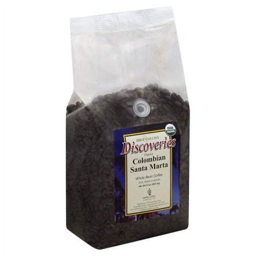 First Colony Columbian Santa Marta Whole Bean Coffee Perspective: front
