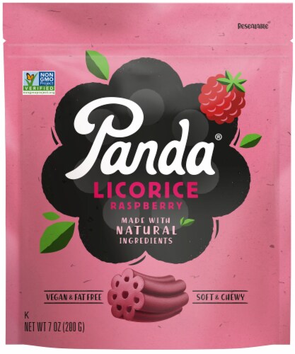 Panda® Natural Raspberry Licorice Perspective: front