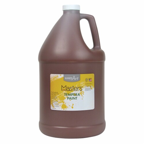 Learning Resources HAN204750 1 gal Little Masters Brown Tempera Paint Perspective: front