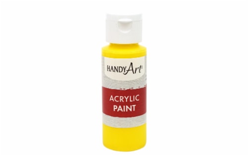 Handy Art® Student Acrylic Paint - Chrome Yellow Perspective: front