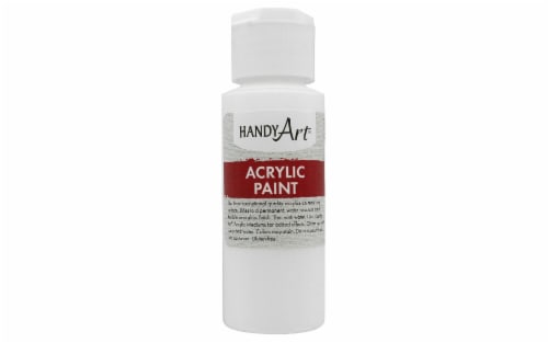 Handy Art Student Acrylic Paint - Blockout White Perspective: front