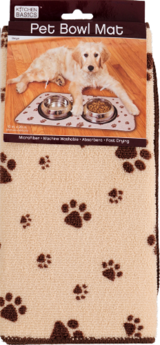 Schroeder & Tremayne Pet Bowl Mat Perspective: front