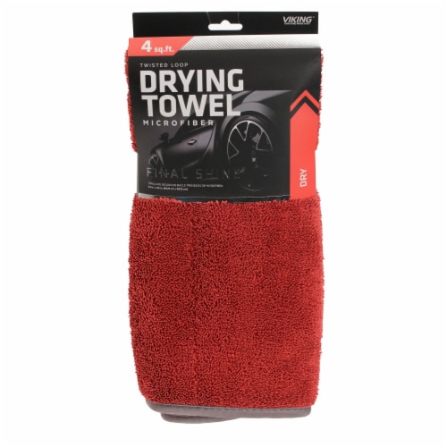 Viking® Twisted Loop Microfiber Drying Towel Perspective: front