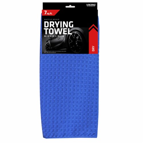 Viking® Microfiber Soft Waffle Drying Towel Perspective: front