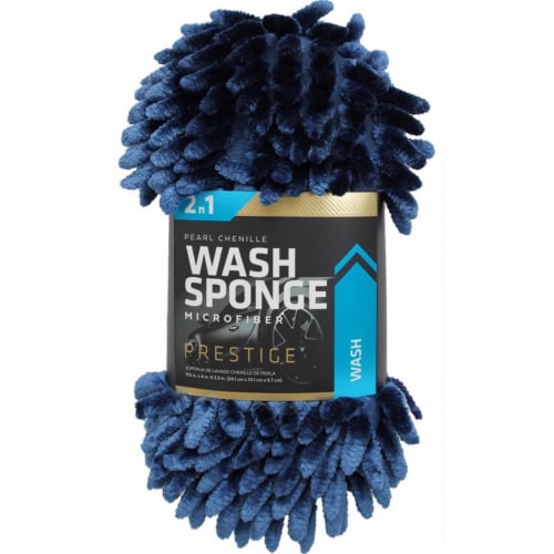 Viking 8065138 9.5 x 4 in. Chenille Sponge, Navy Perspective: front