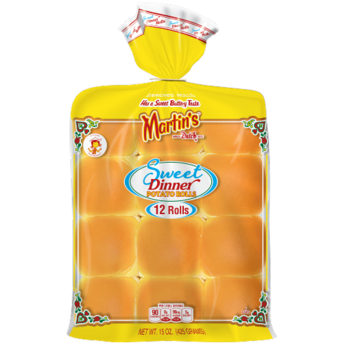 Martins® Sweet Dinner Potato Rolls Perspective: front